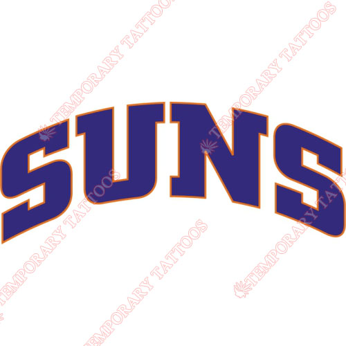 Phoenix Suns Customize Temporary Tattoos Stickers NO.1161